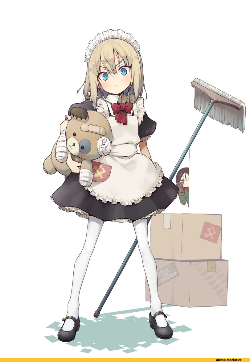 hama chon, Katyusha, Girls und Panzer, Nonna, Maid, Anime