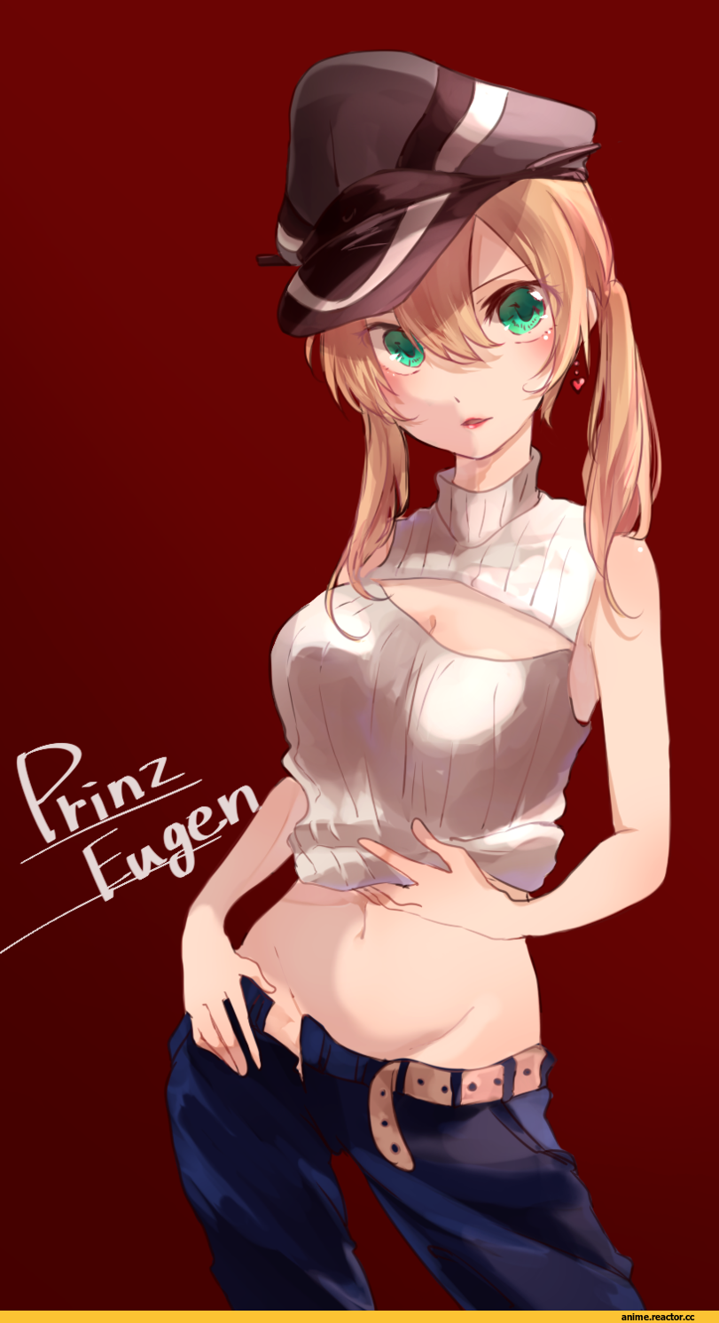 Prinz Eugen (Kantai Collection), Kantai Collection, miwano ragu, Open-Chest Sweater, Anime