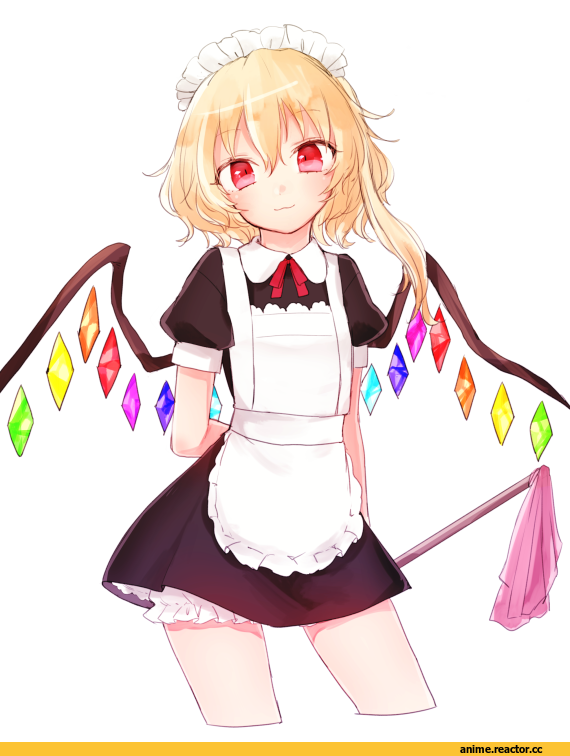 Touhou Project, Flandre Scarlet, honotai, Maid, Anime