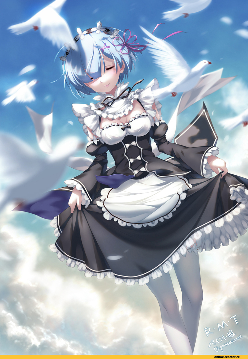 Rem (re zero), Re Zero Kara Hajimeru Isekai Seikatsu, paint musume, Anime