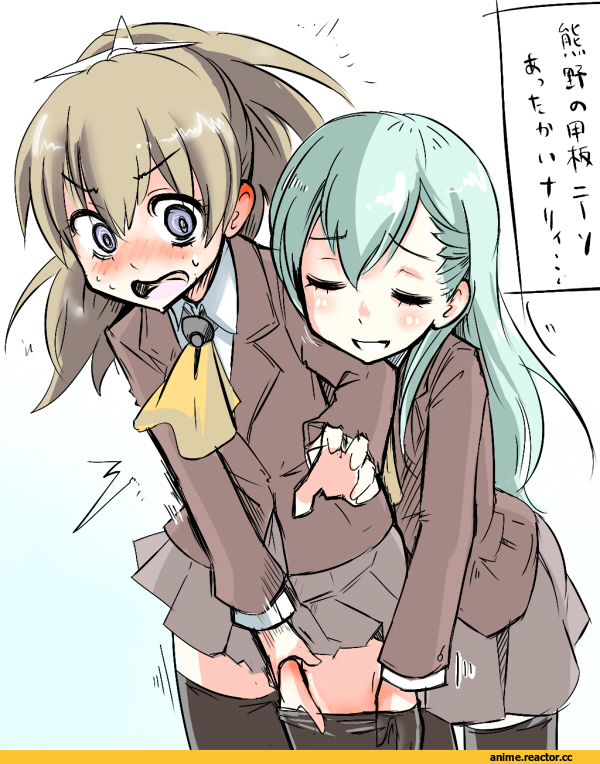 Kumano (Kantai Collection), Suzuya (Kantai Collection), Kantai Collection, Shoujo Ai, Anime