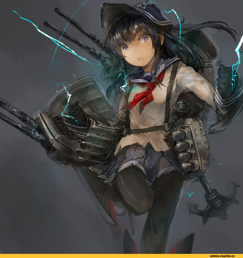 Akatsuki, Kantai Collection, cus-tom, Anime