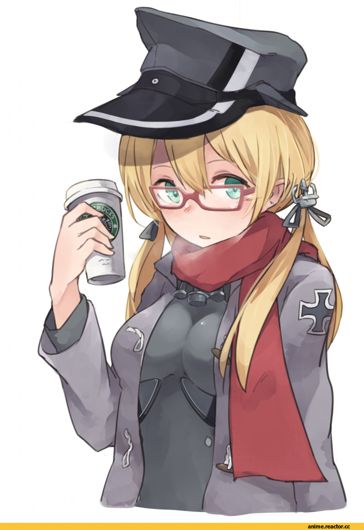 Prinz Eugen (Kantai Collection), Kantai Collection, Аниме арт, roll okashi, Anime