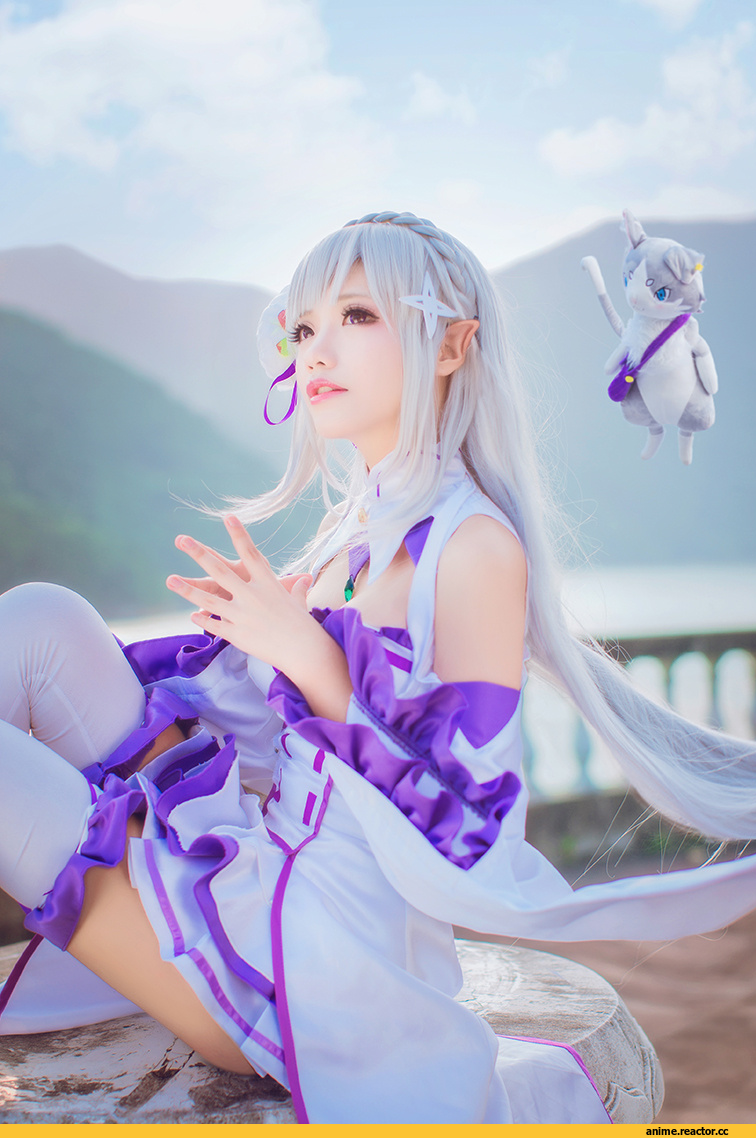 Emilia (re zero), Re Zero Kara Hajimeru Isekai Seikatsu, Anime Cosplay, cosplay, Anime