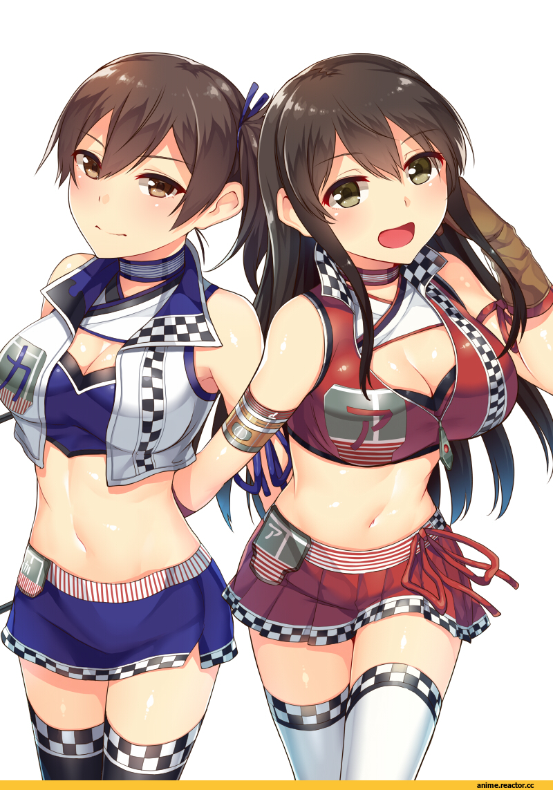 Kantai Collection, Akagi (Kantai Collection), Kaga (Kantai Collection), Anime