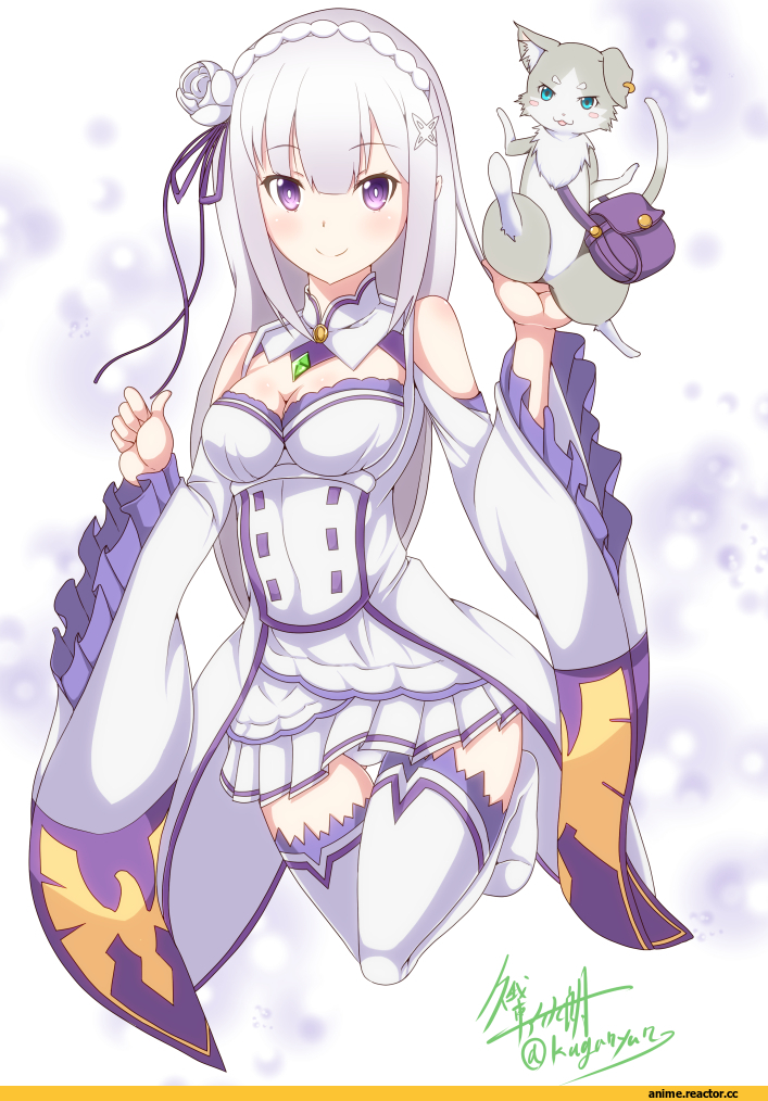 Emilia (re zero), Re Zero Kara Hajimeru Isekai Seikatsu, Kugazan Kurou, Anime