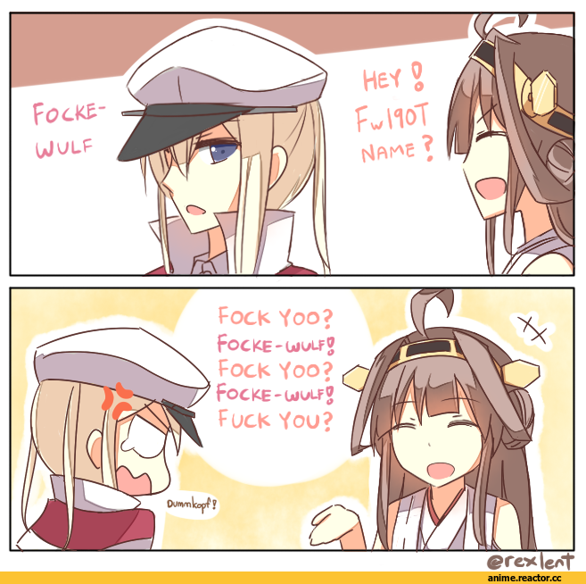 rexlent, graf zeppelin (kantai collection), Kantai Collection, Kongou (Kantai Collection), Anime