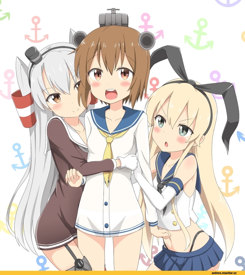 Yukikaze (Kantai Collection), Kantai Collection, shimakaze (kantai collection), Amatsukaze (Kantai Collection), nedia r, Anime