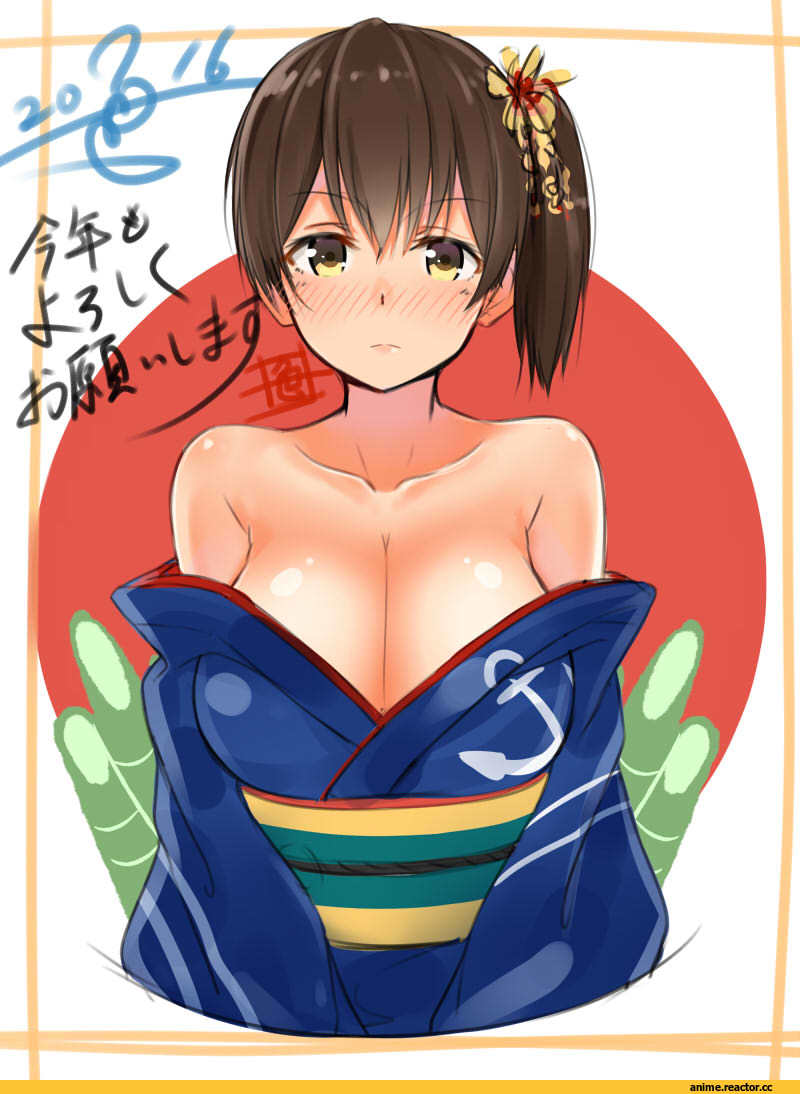 Kaga (Kantai Collection), Kantai Collection, Isshiki (Ffmania7), Anime Art, Anime