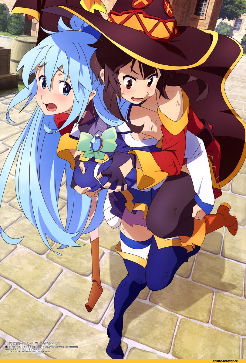 KonoSuba, Megumin, Aqua (KonoSuba), Anime