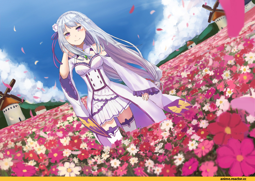 Emilia (re zero), Re Zero Kara Hajimeru Isekai Seikatsu, Anime