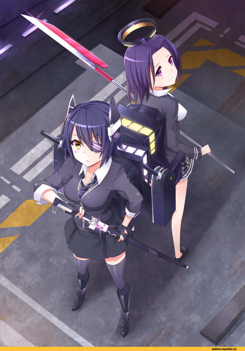 tenryuu (kantai collection), Kantai Collection, tatsuta (kantai collection), Anime Art, mmrailgun, Anime