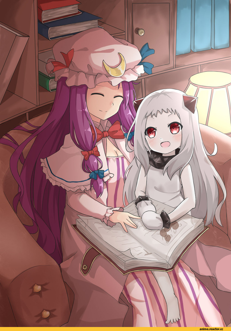 Northern Ocean Hime, Kantai Collection, crossover, Patchouli Knowledge, Touhou Project, Anime
