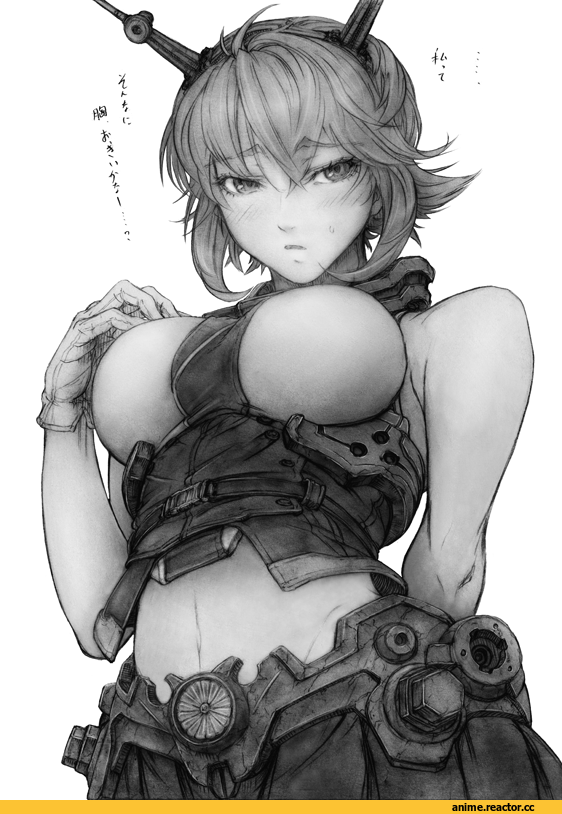 Imizu (nitro unknown), artist, Monochrome (Anime), Anime Art, Mutsu, Kantai Collection, Anime