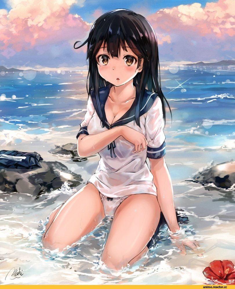 Ushio, Kantai Collection, Adult pantsu, Anime Ero, Anime Adult Wet, Anime Ero Swim, Maki (Maki Pei), Anime