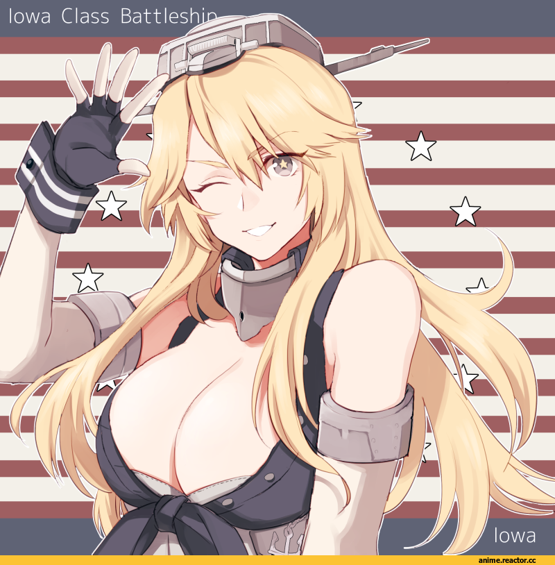 Iowa (Kantai Collection), Kantai Collection, manakannn, Anime