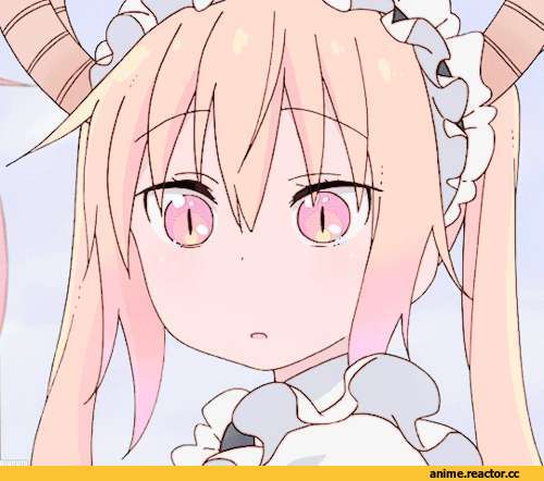 Tooru (MaiDragon), Kobayashi-san Chi no Maid Dragon, Dragon Girl (Anime), Monster Girl (Anime), Maid, anime gifs, Anime