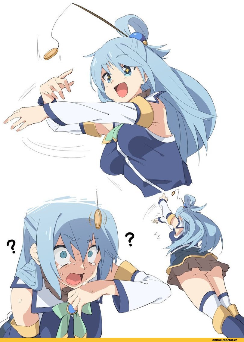 KonoSuba, Aqua (KonoSuba), muchi maro, Anime