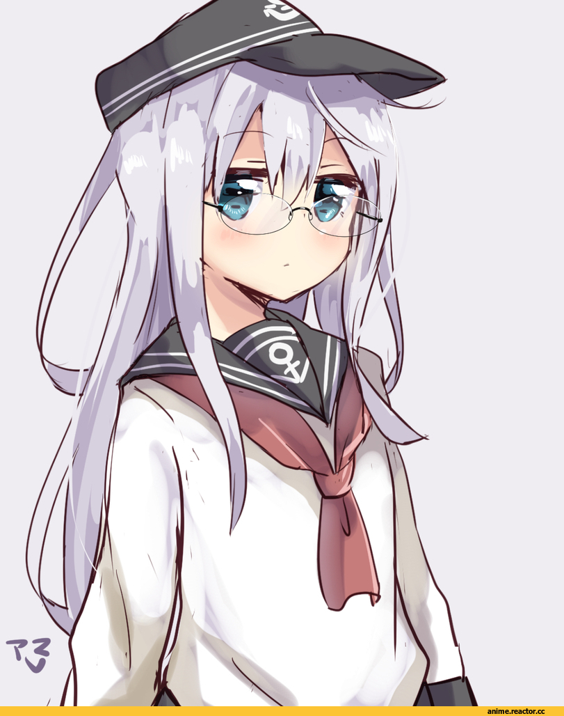 Hibiki (Kantai Collection), Kantai Collection, Megane, Amano Kouki, Anime