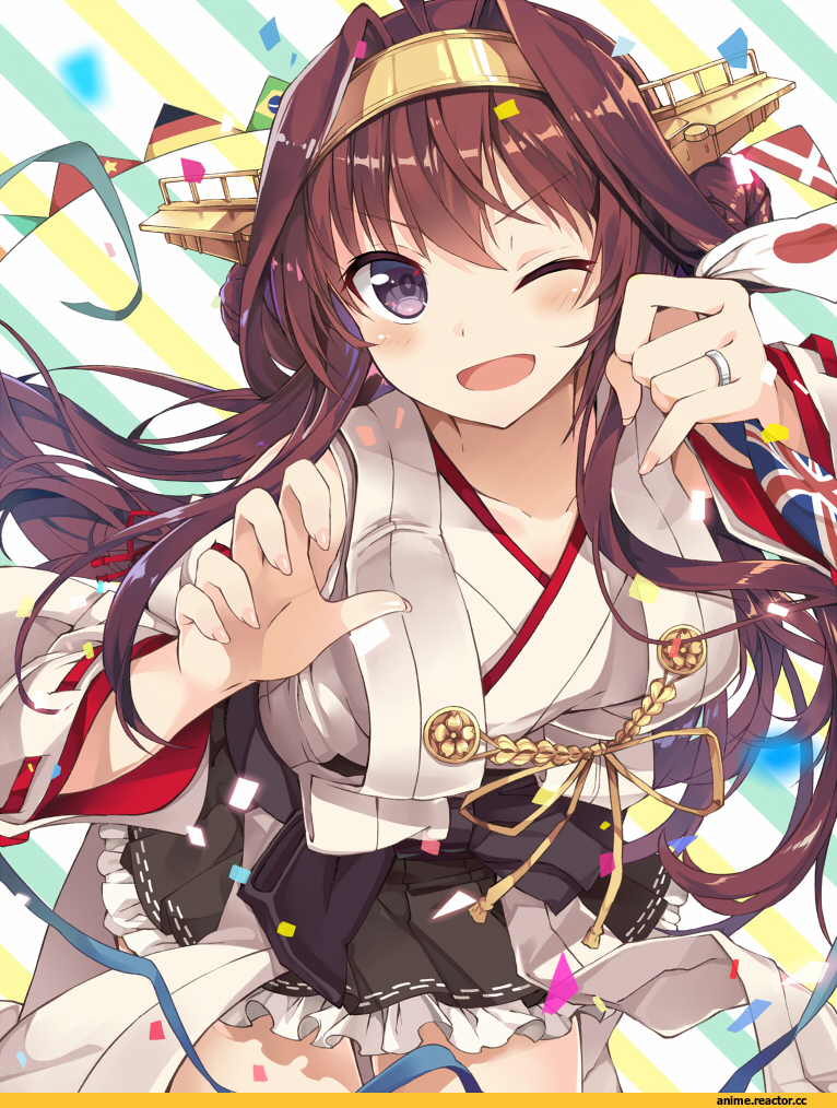 Kongou (Kantai Collection), Kantai Collection, myuton, Anime