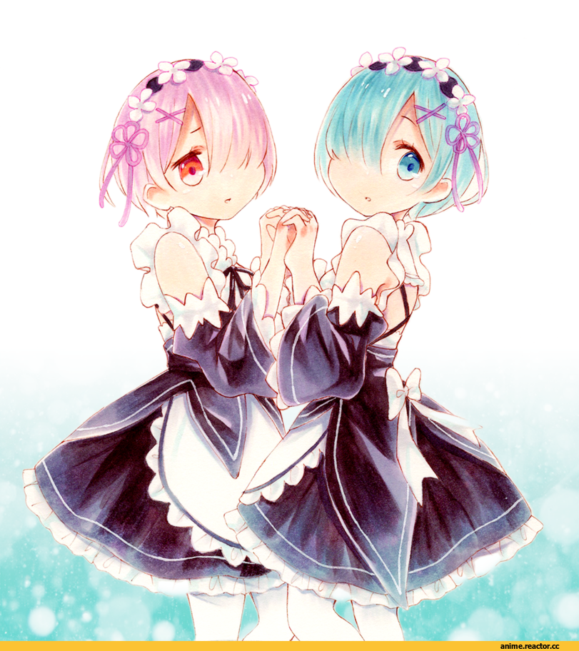 Re Zero Kara Hajimeru Isekai Seikatsu, Rem (re zero), Ram (Re Zero), yukihanana, Anime Paint, Anime Art, Anime