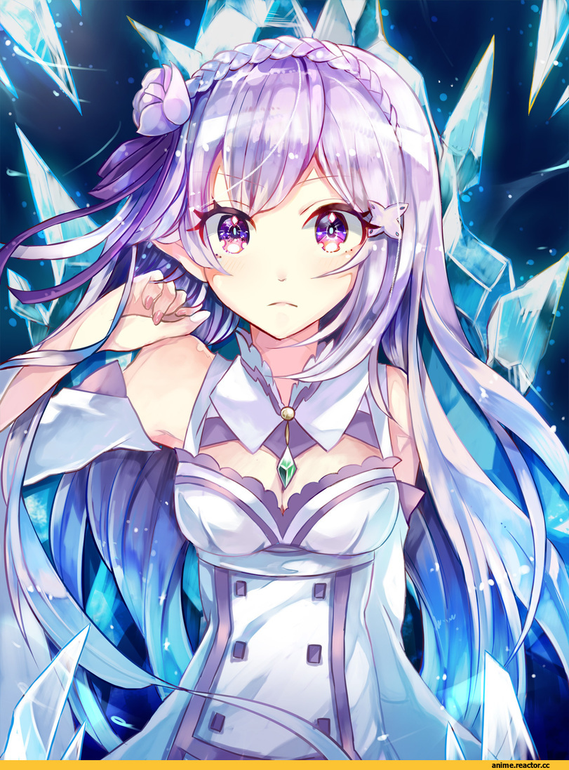 Emilia (re zero), Re Zero Kara Hajimeru Isekai Seikatsu, yok01, Anime