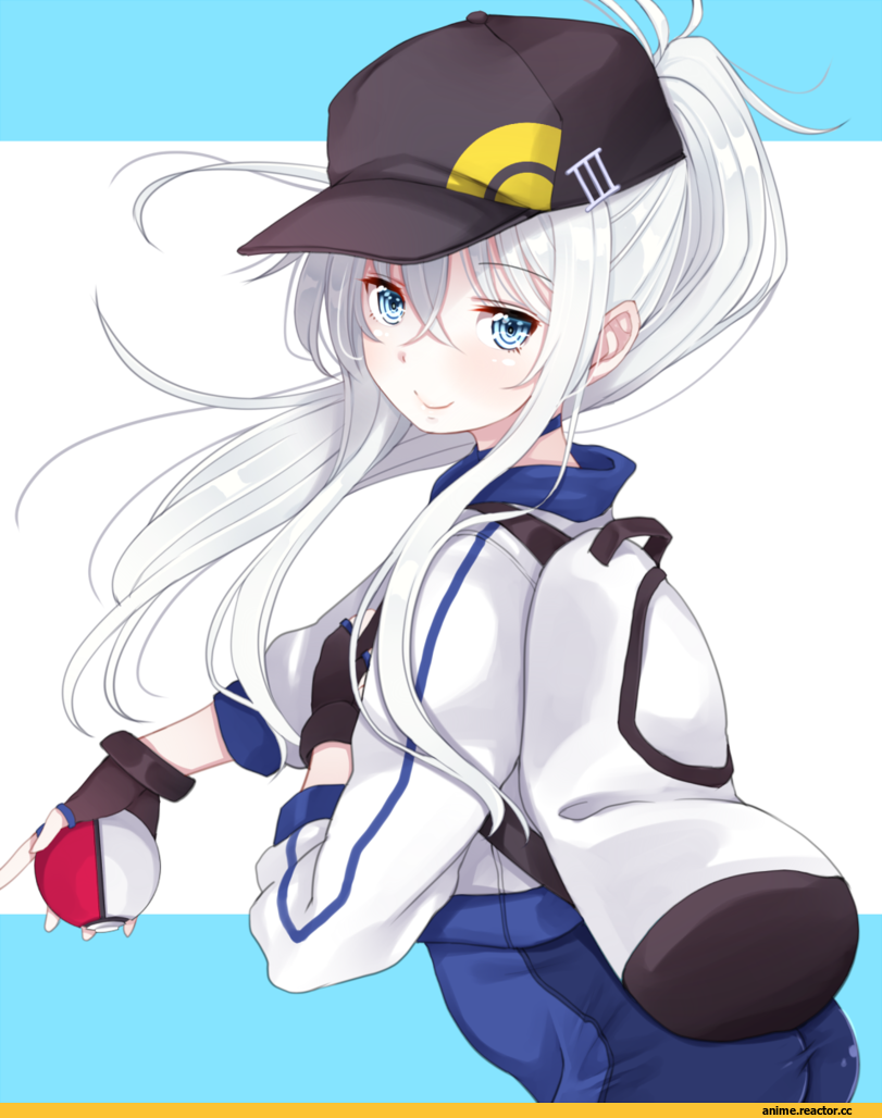 Hibiki (Kantai Collection), Kantai Collection, crossover, Pokemon Go, Kiyomin, Anime Art, Anime