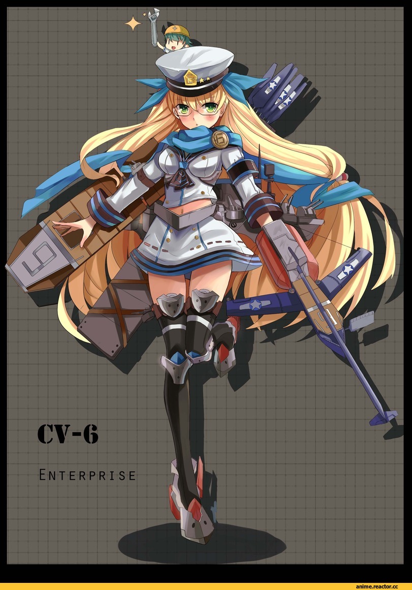 USS Enterprise (CV-6), Kantai Original, Kantai Collection, qihai lunpo, Fairy (Kantai Collection), Anime