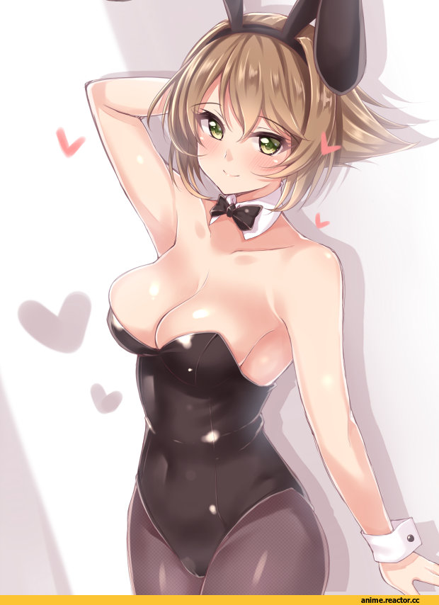 jiino, Mutsu, Kantai Collection, Bunnysuit, Anime