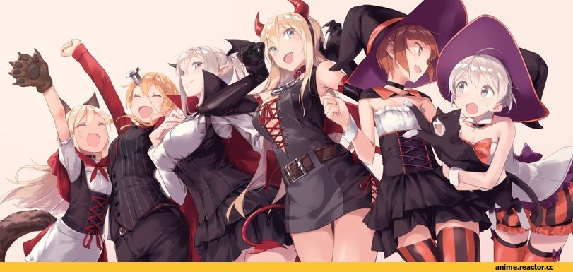 yomo (majidon), Z1 Leberecht Maass (Kantai Collection), Kantai Collection, Z3 Max Schultz (Kantai Collection), Bismarck (Kantai Collection), Prinz Eugen, Ro-500 (Kantai Collection), Graf Zeppelin, Anime Halloween, Animal Ears, Anime