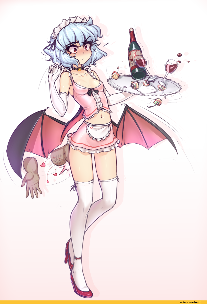 hater (hatater), Remilia Scarlet, Touhou Project, Maid, Anime