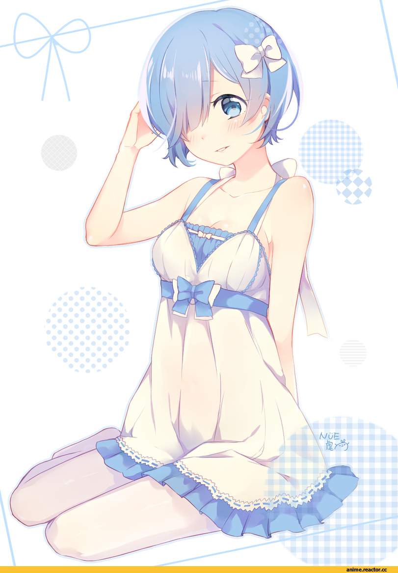 Re Zero Kara Hajimeru Isekai Seikatsu, Rem (re zero), leafwow, Anime