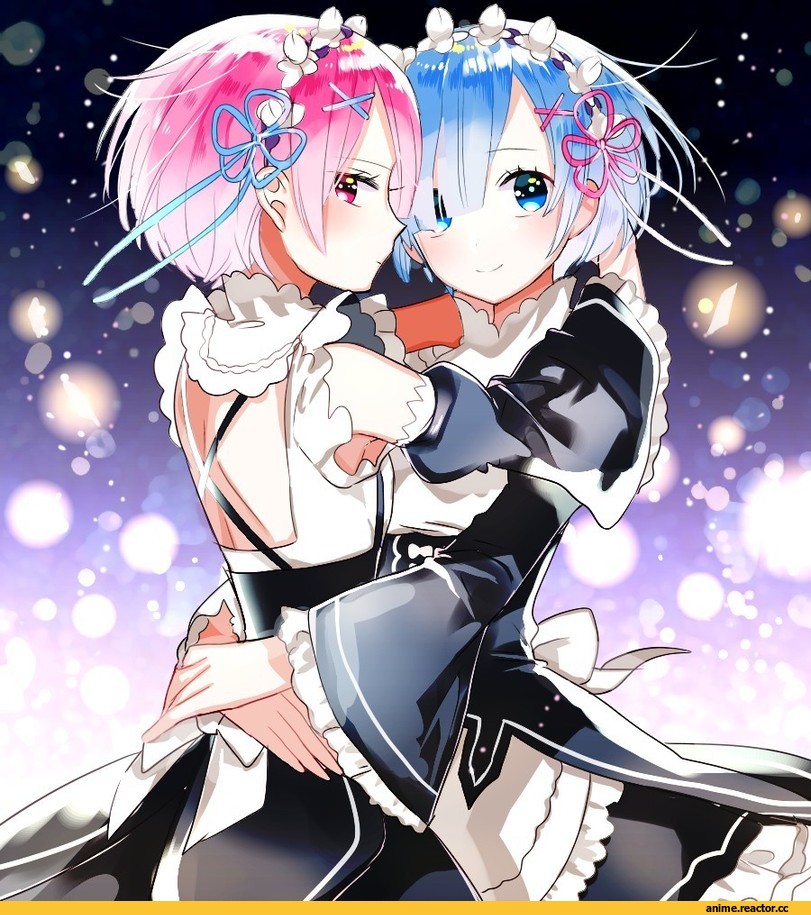 Re Zero Kara Hajimeru Isekai Seikatsu, Rem (re zero), Ram (Re Zero), mosu2, Anime