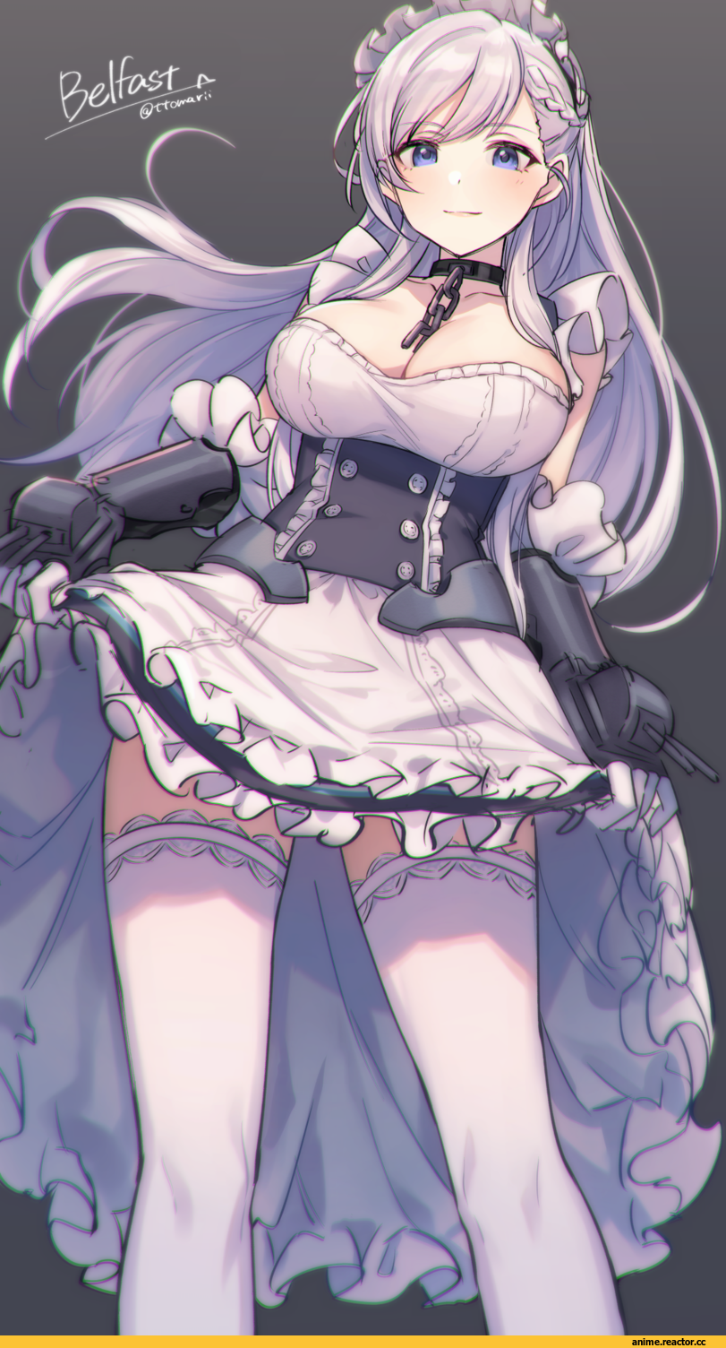 Belfast (Azur Lane), Azur Lane, Maid, veryberry00, Anime Art, Anime