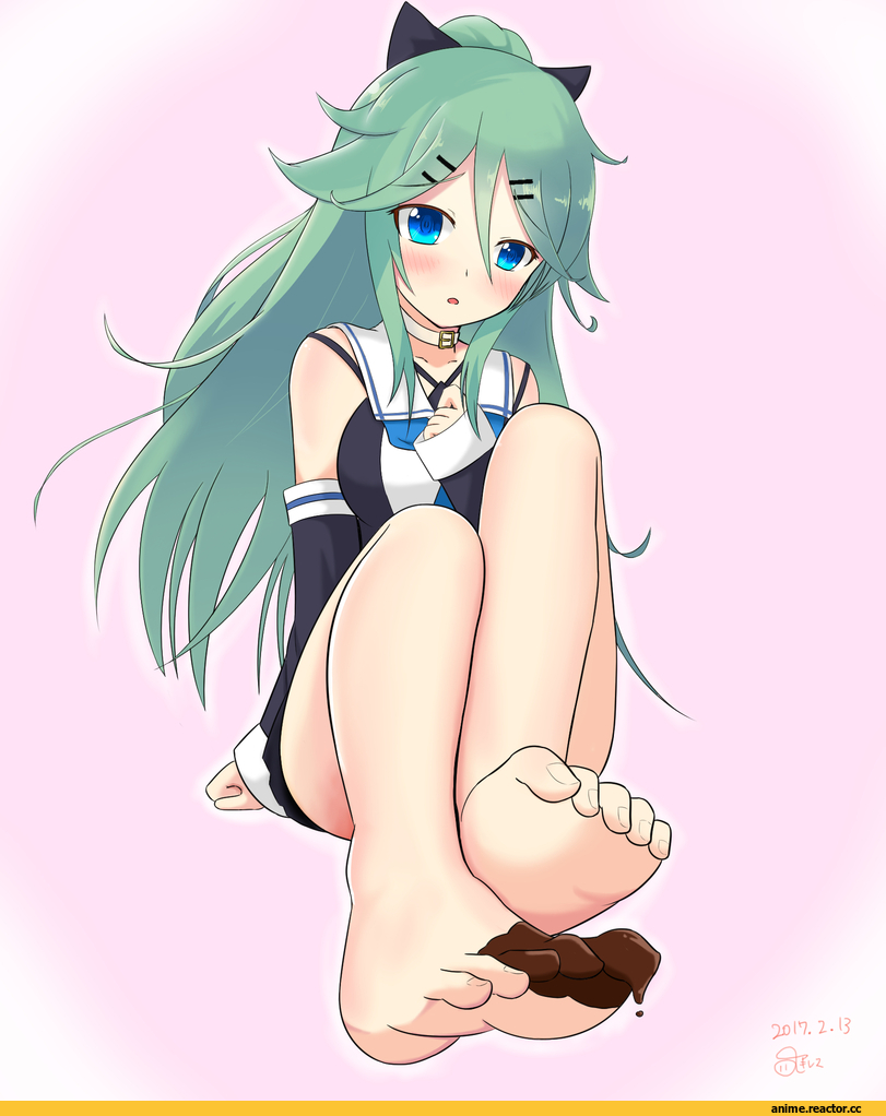 Kantai Collection, Yamakaze (Kantai Collection), achilles, Anime Feet, Anime