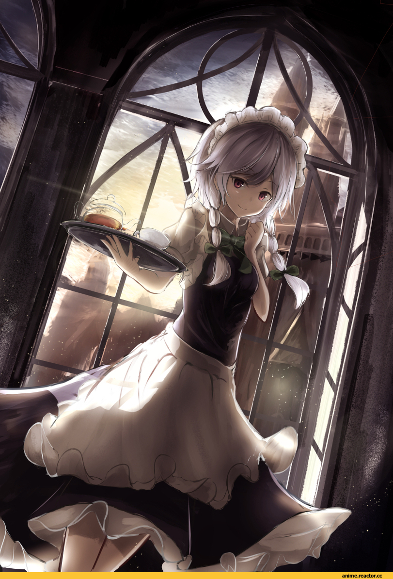 Izayoi Sakuya, Touhou Project, yukitourou, Maid, Anime