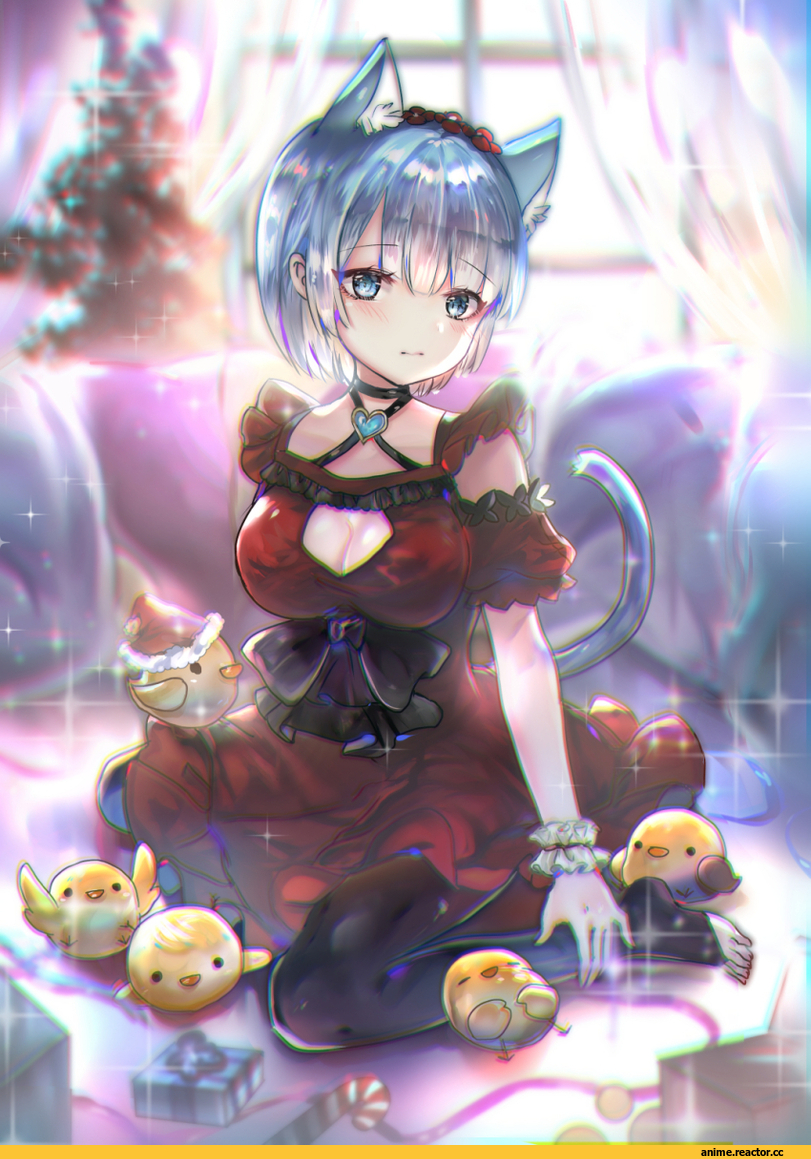 Re Zero Kara Hajimeru Isekai Seikatsu, Rem (re zero), Anime Art, Animal Ears, nekomimi, mirutulove, Anime