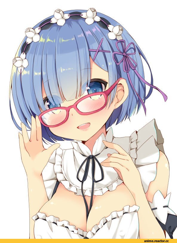 Rem (re zero), Re Zero Kara Hajimeru Isekai Seikatsu, Megane, mori airi, Anime