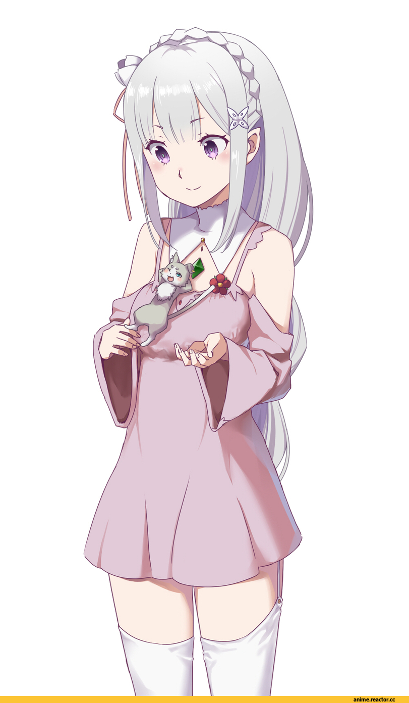 Emilia (re zero), Re Zero Kara Hajimeru Isekai Seikatsu, Pack (re zero), Anime