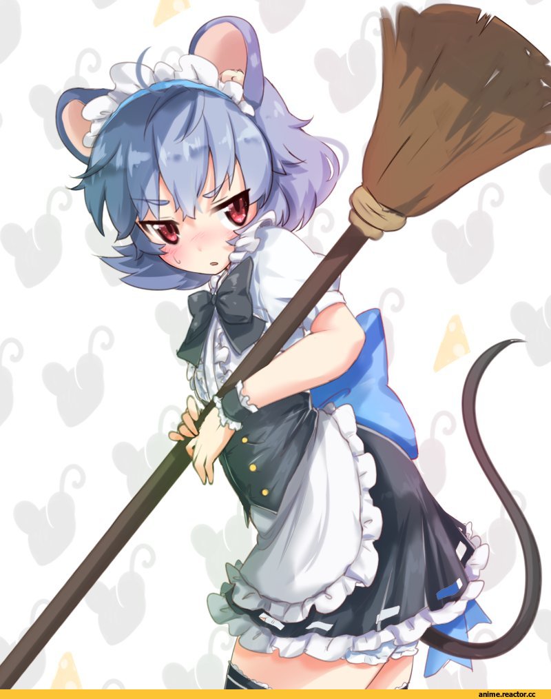 Nazrin, Touhou Project, take no ko (4919400), Maid, Nezumimimi, Animal Ears, Anime