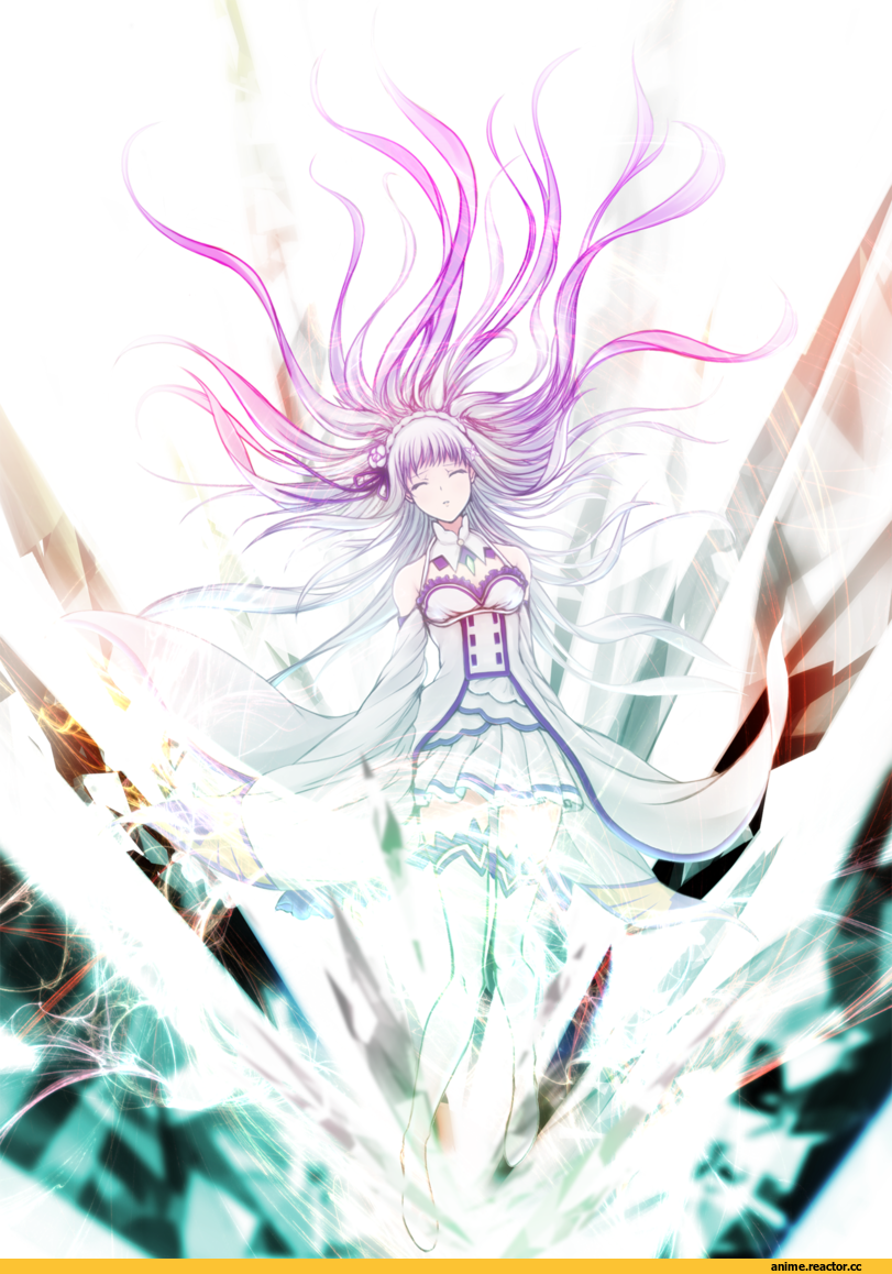 Re Zero Kara Hajimeru Isekai Seikatsu, Emilia (re zero), rinereeto, Anime