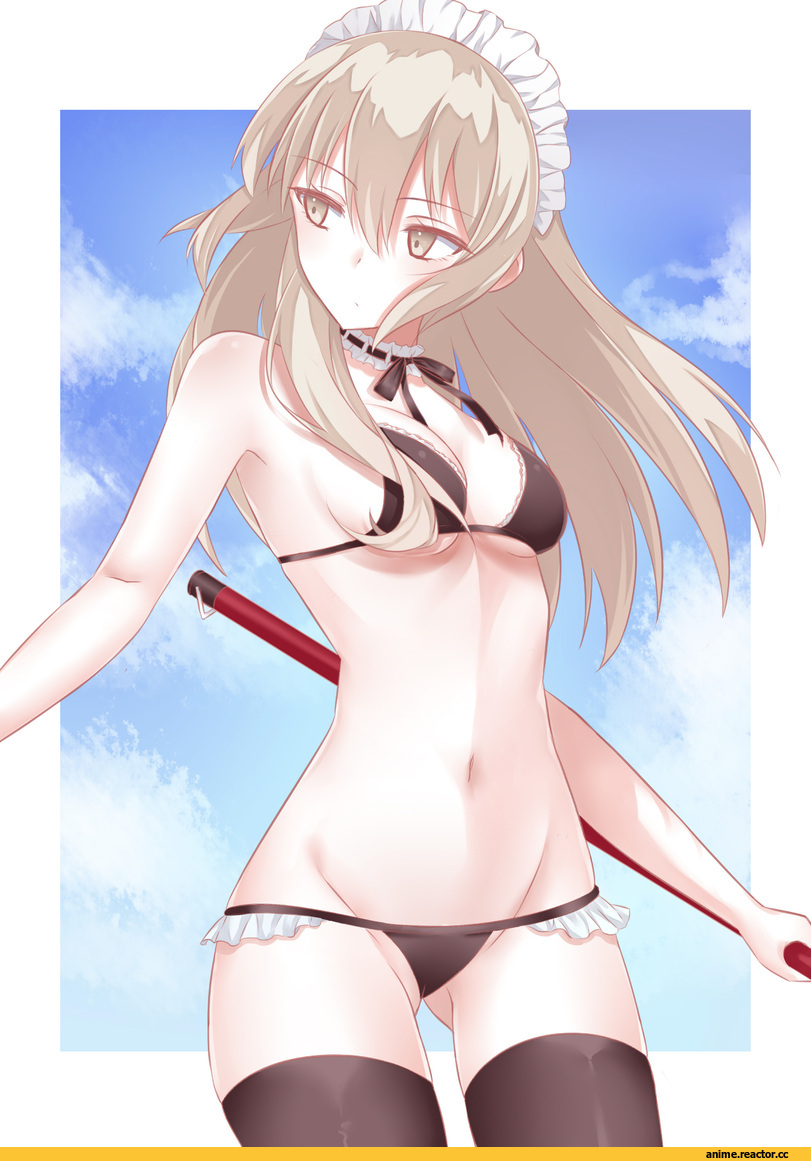 Anime Ero Swim, Anime Ero, Fate/Grand Order, Fate (series), ghostkun, Maid, Saber Alter, Fate/Stay Night, Anime