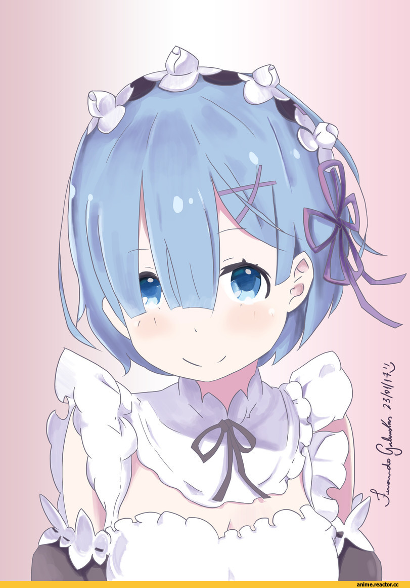 Re Zero Kara Hajimeru Isekai Seikatsu, artist, Fernando Galinskas, Rem (re zero), Anime