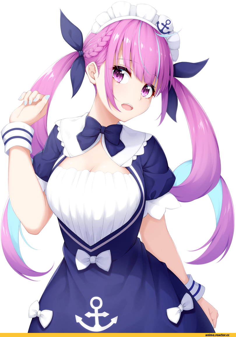 ochiai miyabi, AO, Anime Art, hololive, minato aqua, Maid, Anime