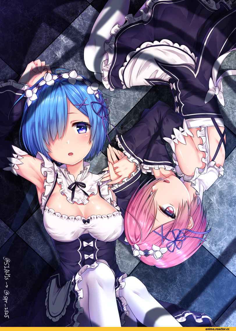 Re Zero Kara Hajimeru Isekai Seikatsu, Rem (re zero), Ram (Re Zero), Anime