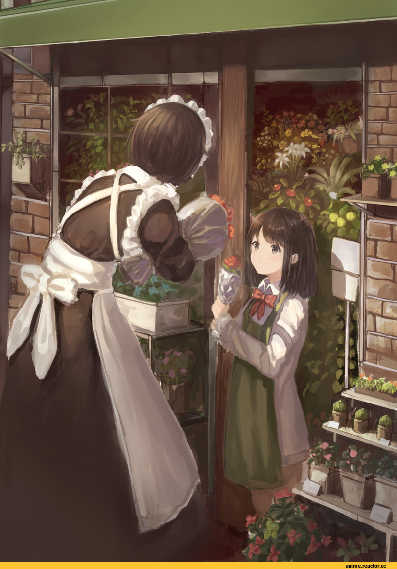 hennekobakatesu, Anime Paint, Anime Original, Anime Art, artist, Maid, Anime