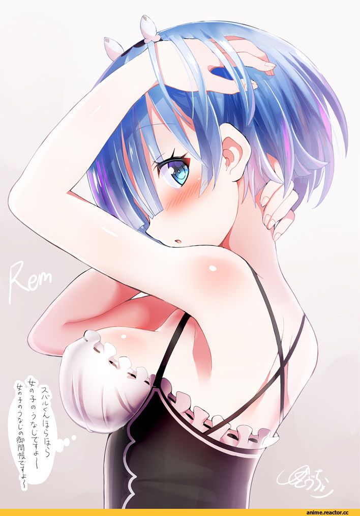 Re Zero Kara Hajimeru Isekai Seikatsu, Rem (re zero), Givuchoko, Anime Art, Anime