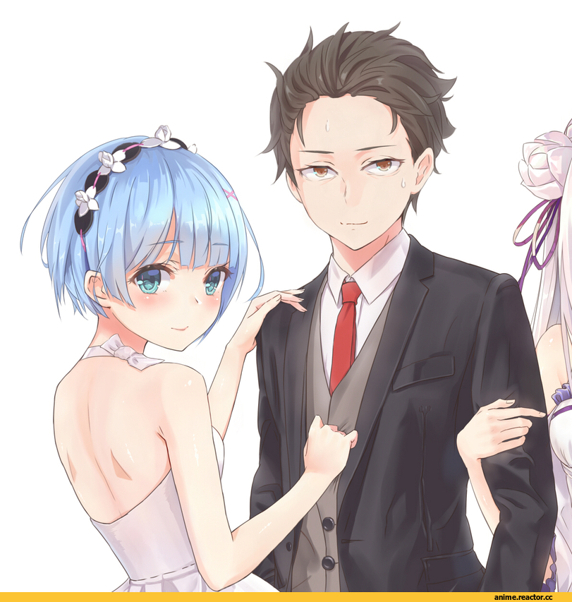 Natsuki Subaru, Re Zero Kara Hajimeru Isekai Seikatsu, Emilia (re zero), Rem (re zero), Jinryuu Michinaga, Anime