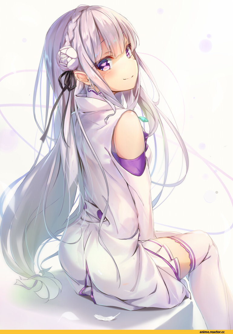 Emilia (re zero), Re Zero Kara Hajimeru Isekai Seikatsu, Wingheart, Anime Art, Anime