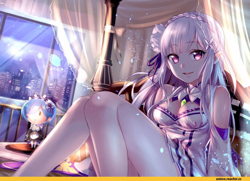 Emilia (re zero), Re Zero Kara Hajimeru Isekai Seikatsu, Rem (re zero), Anime